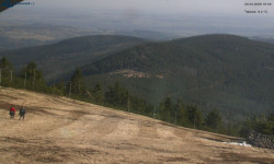 Lysá hora, pohled na východ