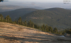 Lysá hora, pohled na východ