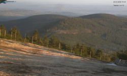 Lysá hora, pohled na východ