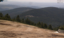 Lysá hora, pohled na východ