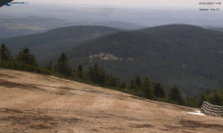 Lysá hora, pohled na východ