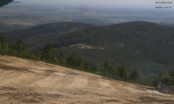 Lysá hora, pohled na východ