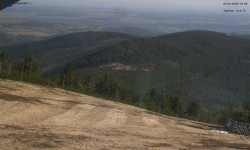 Lysá hora, pohled na východ