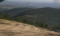 Lysá hora, pohled na východ