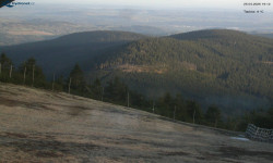 Lysá hora, pohled na východ