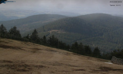 Lysá hora, pohled na východ