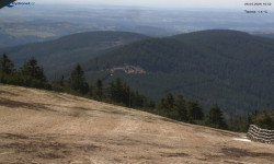 Lysá hora, pohled na východ