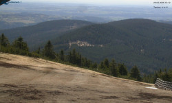 Lysá hora, pohled na východ