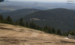 Lysá hora, pohled na východ