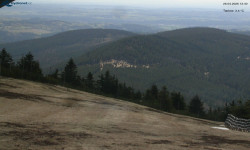 Lysá hora, pohled na východ