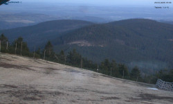 Lysá hora, pohled na východ