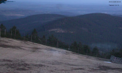 Lysá hora, pohled na východ