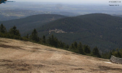 Lysá hora, pohled na východ