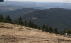 Lysá hora, pohled na východ
