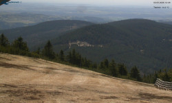 Lysá hora, pohled na východ