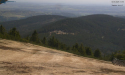 Lysá hora, pohled na východ