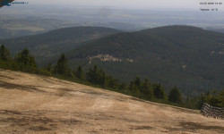Lysá hora, pohled na východ
