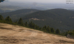 Lysá hora, pohled na východ