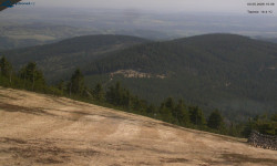 Lysá hora, pohled na východ