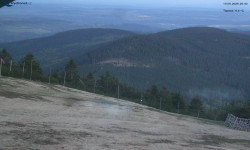 Lysá hora, pohled na východ