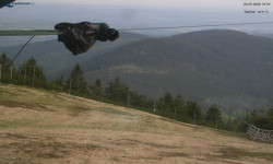 Lysá hora, pohled na východ