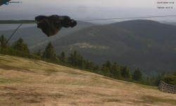 Lysá hora, pohled na východ
