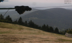 Lysá hora, pohled na východ