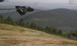Lysá hora, pohled na východ