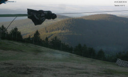Lysá hora, pohled na východ