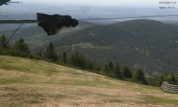 Lysá hora, pohled na východ