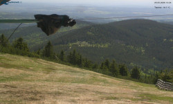 Lysá hora, pohled na východ