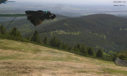 Lysá hora, pohled na východ