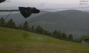Stadt Rokytnice nad Jizerou - Bald Mountain, Blick nach Osten - 16.6.2026 v 17:45 Stadt Rokytnice nad Jizerou - Bald Mountain, Blick nach Osten - 16.6.2026 v 17:45