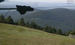 Miasto Rokytnice nad Jizerą - Łysa Góra, widok na wschód - 24.6.2026 v 08:45 Miasto Rokytnice nad Jizerą - Łysa Góra, widok na wschód - 24.6.2026 v 08:45