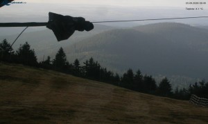Miasto Rokytnice nad Jizerą - Łysa Góra, widok na wschód - 23.9.2026 v 08:45 Miasto Rokytnice nad Jizerą - Łysa Góra, widok na wschód - 23.9.2026 v 08:45
