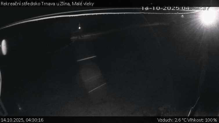 Rekreační středisko Trnava u Zlína - Malé vleky - 14.10.2025 v 04:30 Rekreační středisko Trnava u Zlína - Malé vleky - 14.10.2025 v 04:30