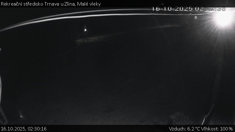 Rekreační středisko Trnava u Zlína - Malé vleky - 16.10.2025 v 02:30 Rekreační středisko Trnava u Zlína - Malé vleky - 16.10.2025 v 02:30