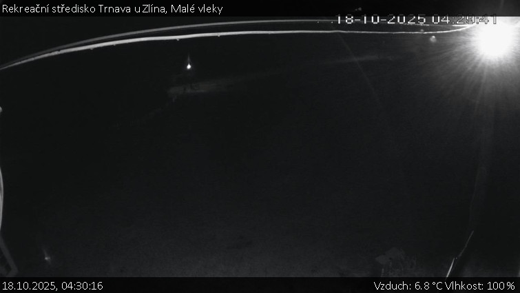Rekreační středisko Trnava u Zlína - Malé vleky - 18.10.2025 v 04:30 Rekreační středisko Trnava u Zlína - Malé vleky - 18.10.2025 v 04:30