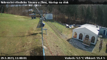 Rekreační středisko Trnava u Zlína - Nástup na vlek - 29.3.2023 v 11:00