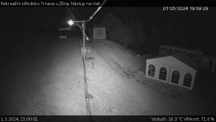 Rekreační středisko Trnava u Zlína - Nástup na vlek - 1.5.2024 v 21:00