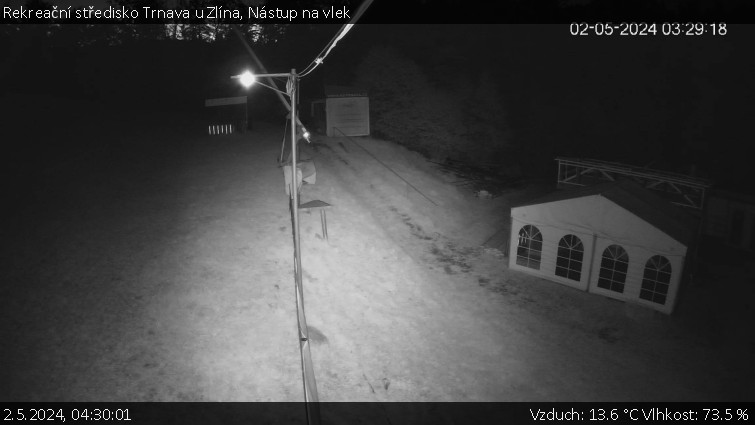Rekreační středisko Trnava u Zlína - Nástup na vlek - 2.5.2024 v 04:30