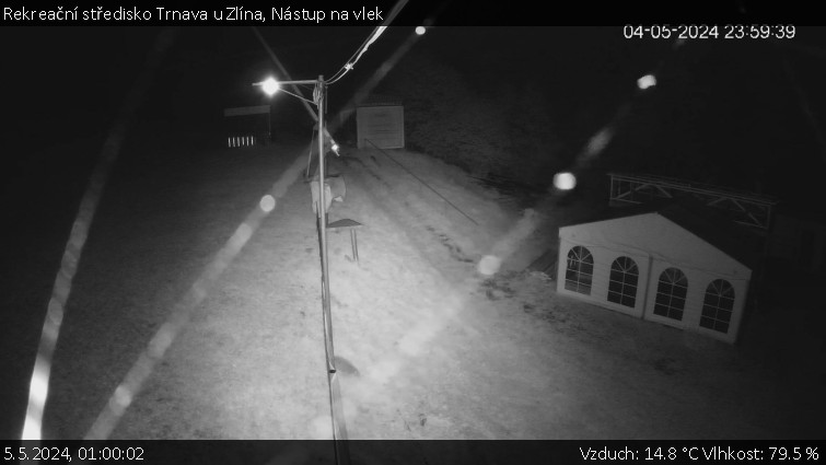 Rekreační středisko Trnava u Zlína - Nástup na vlek - 5.5.2024 v 01:00