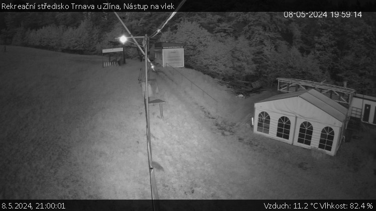Rekreační středisko Trnava u Zlína - Nástup na vlek - 8.5.2024 v 21:00
