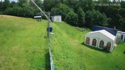 Boarding the ski lift