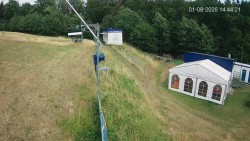 Boarding the ski lift