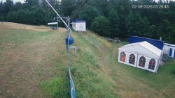 Boarding the ski lift