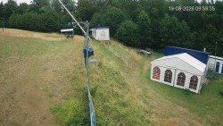 Boarding the ski lift
