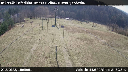 Rekreační středisko Trnava u Zlína - Hlavní sjezdovka - 20.3.2023 v 10:00