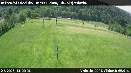 Rekreační středisko Trnava u Zlína - Hlavní sjezdovka - 2.6.2023 v 11:00