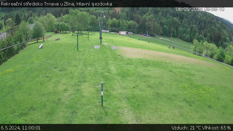 Rekreační středisko Trnava u Zlína - Hlavní sjezdovka - 6.5.2024 v 11:00